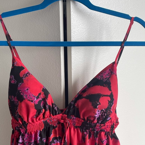 Moda International Plunge Neck Dress with Straps - Picture 3 of 7